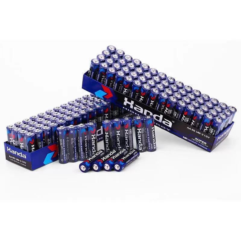 60pcs AAA Battery AA Battery Bateri AA Premium High Quality Dry Battery 1.5v 60pcs/20pcs Handa Dry Bateri R6C/R03 Power