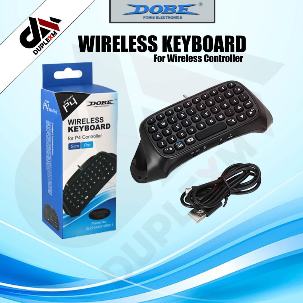 Built in Bluetooth Rechargeable Wireless Keyboard For Ps4 Dualshock4 Gaming PC Console iOS gamepad PC laptop joystick