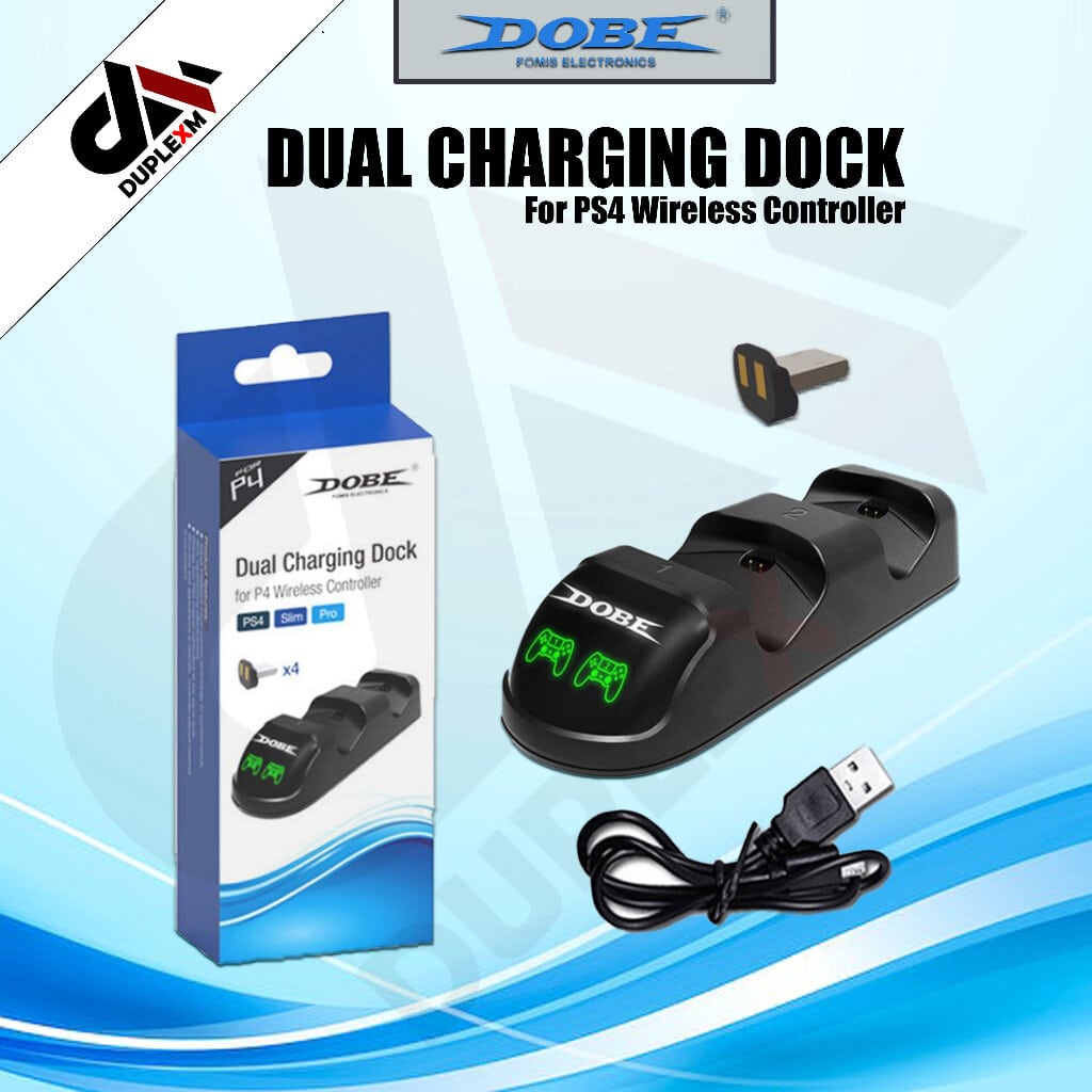Dobe Controller Micro USB Connector Charger Dual Port Dock Quick Charge With LED Indicator Light TP4-1887